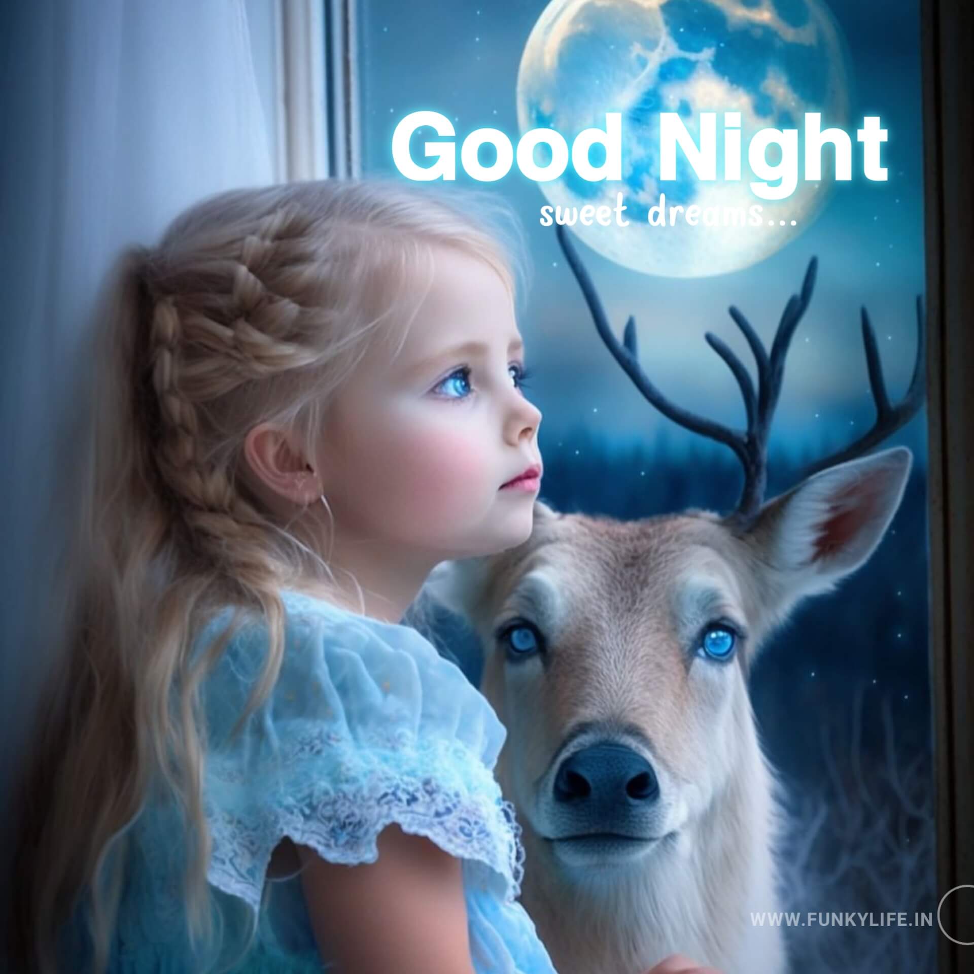 Girl Good Night Image