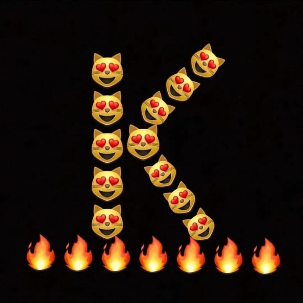 K Letter Emoji’s WhatsApp DP