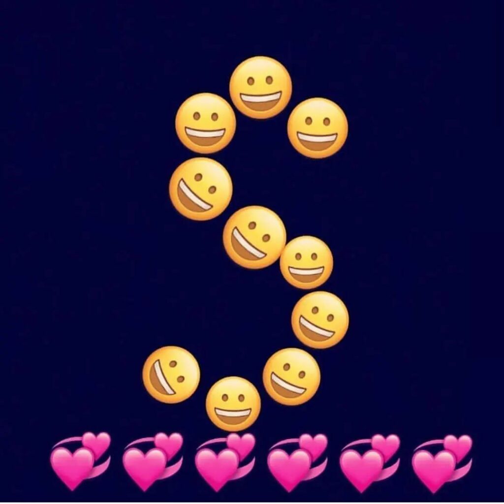 S Letter Emoji’s WhatsApp DP