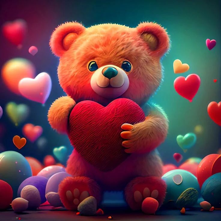 Lovely Teddy Bear WhatsApp DP