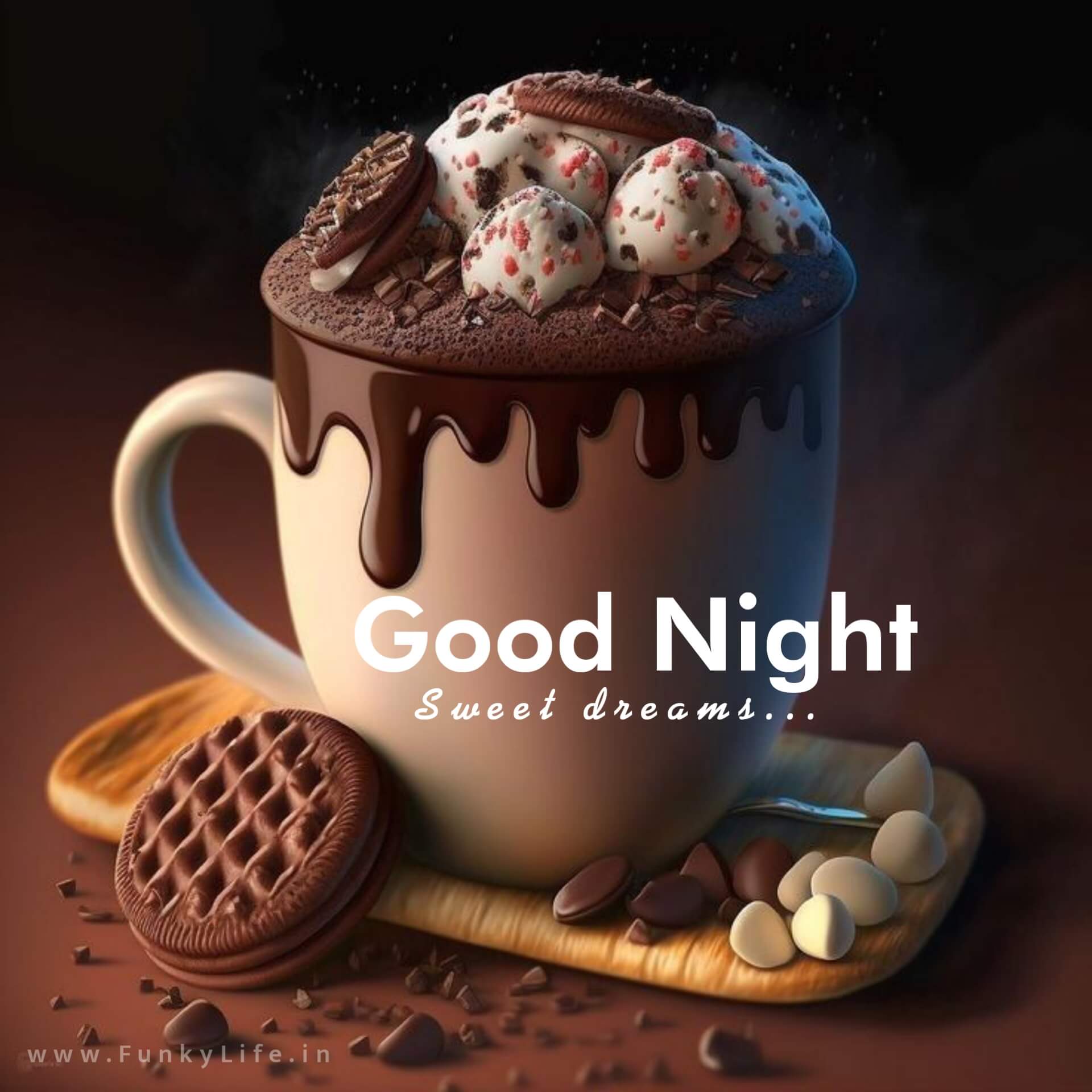 Sweets Good Night Image