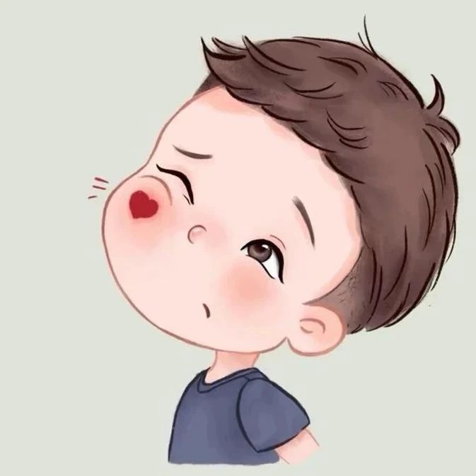 Cute Cartoon Boy Love WhatsApp DP