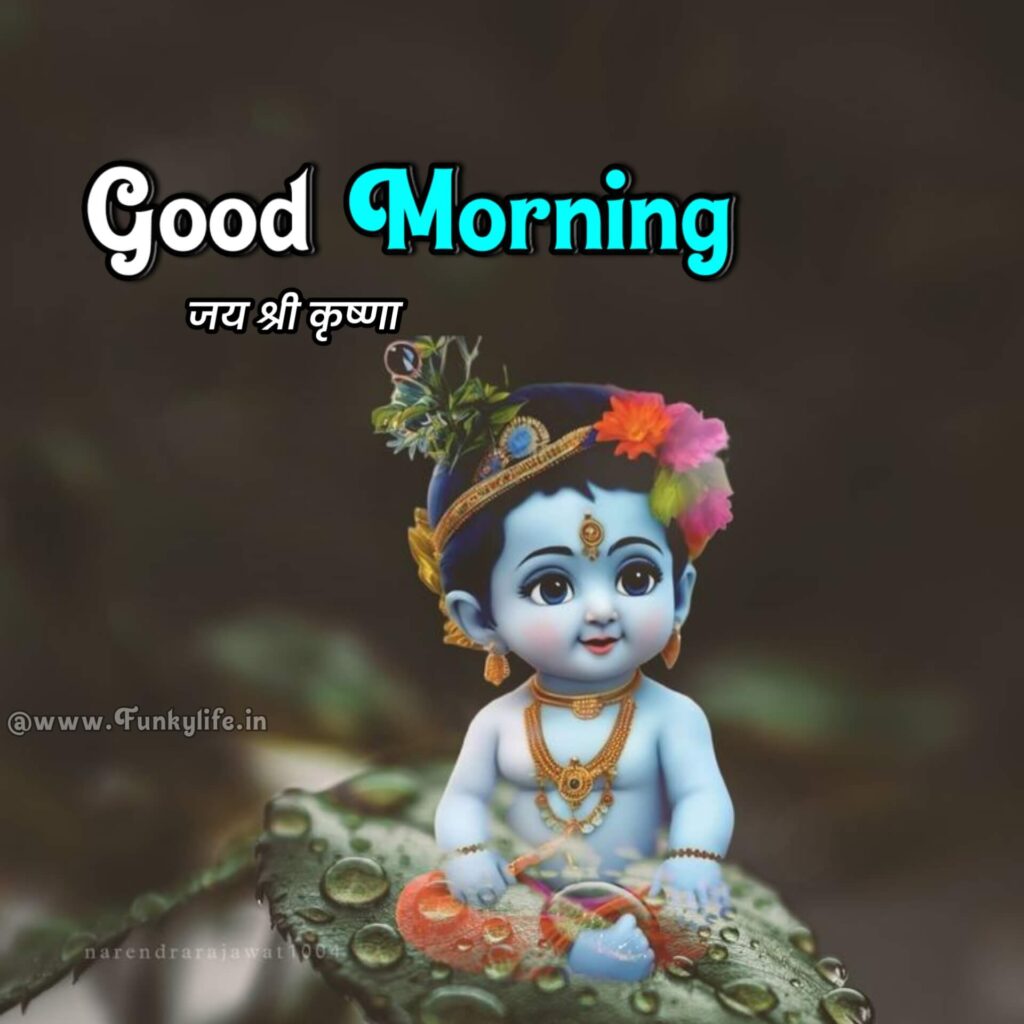 Lord Shri Krishna Good Morning Image