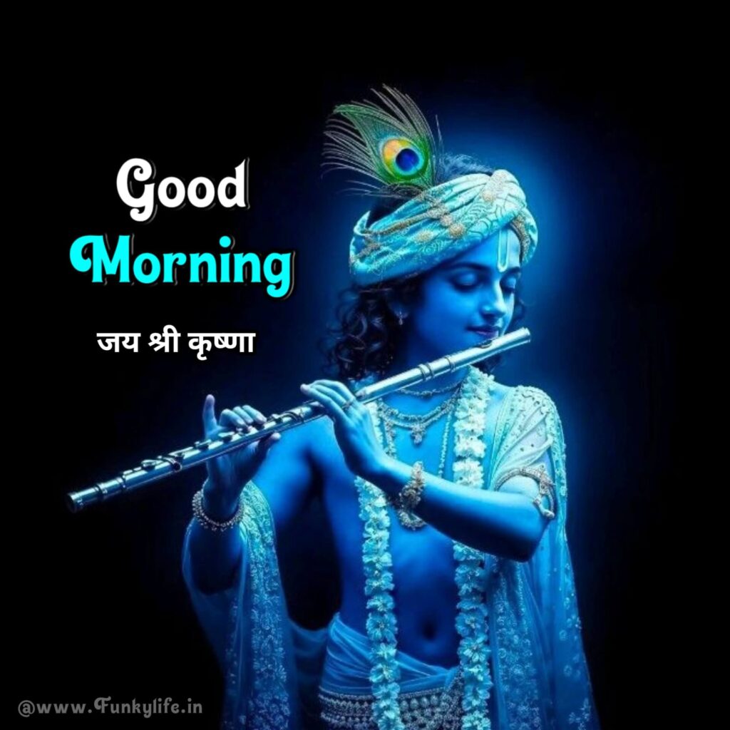 Lord Shri Krishna Good Morning Image