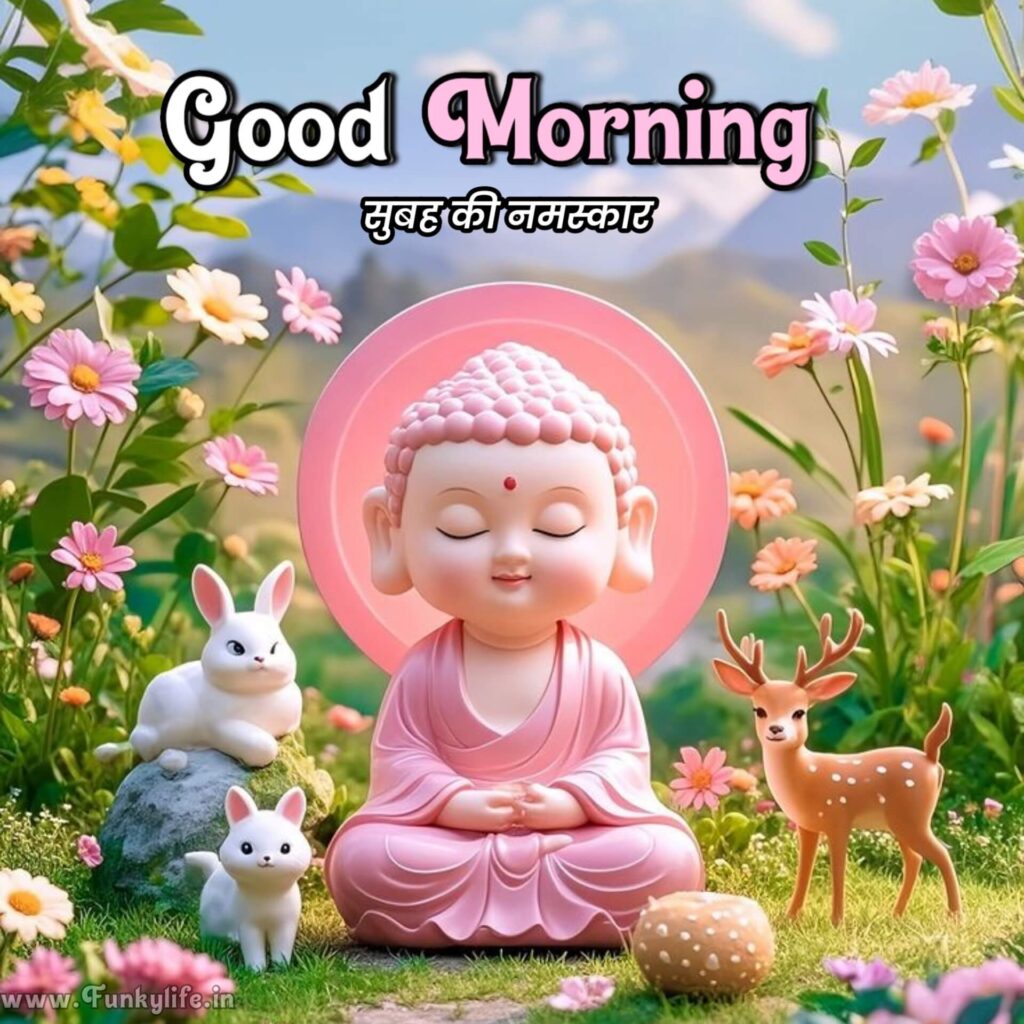 Lord Buddha Good Morning Image