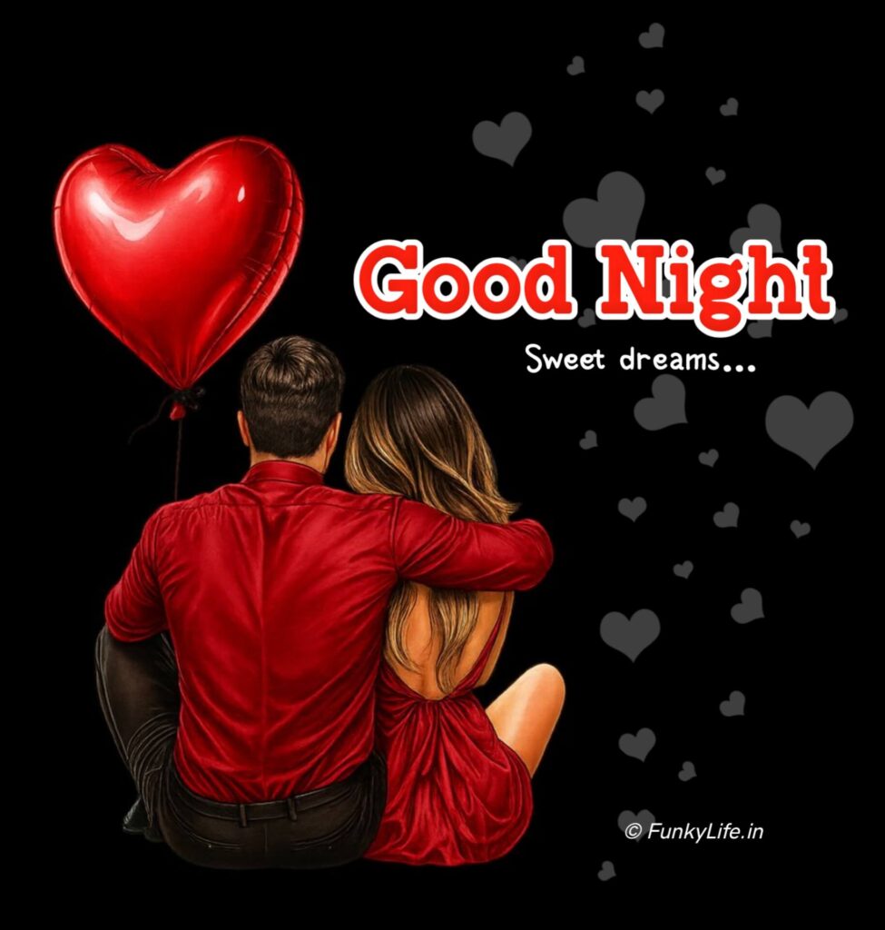 Good Night Image for Couples
