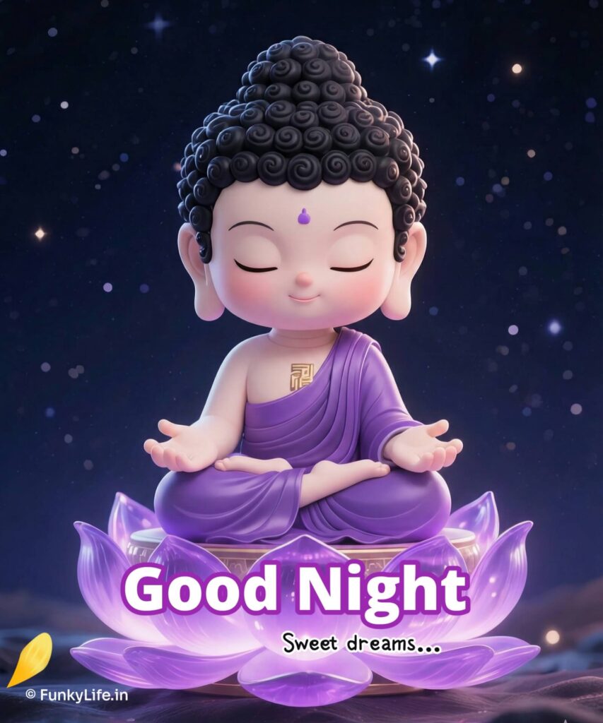 Good Night Image of Buddha