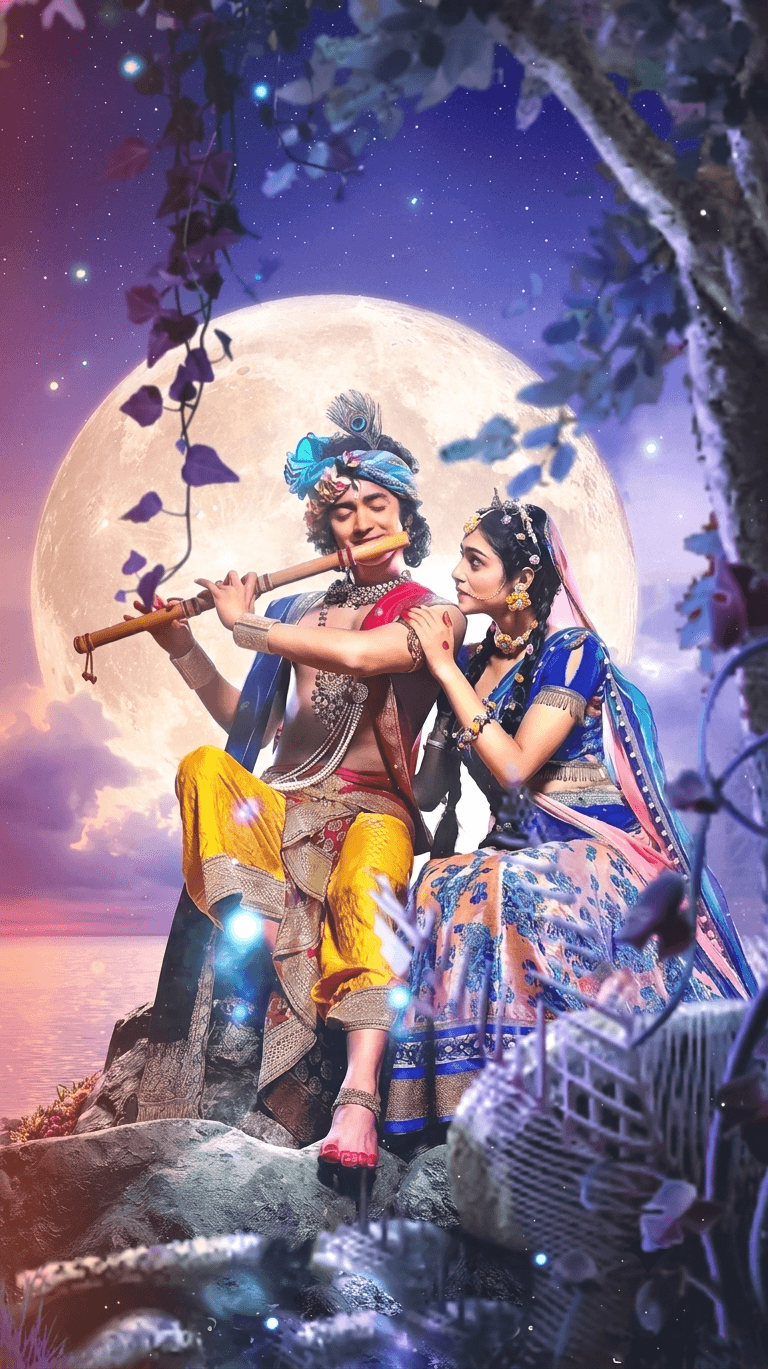 ROMANTIC Radha Kishna Ji Wallpaper