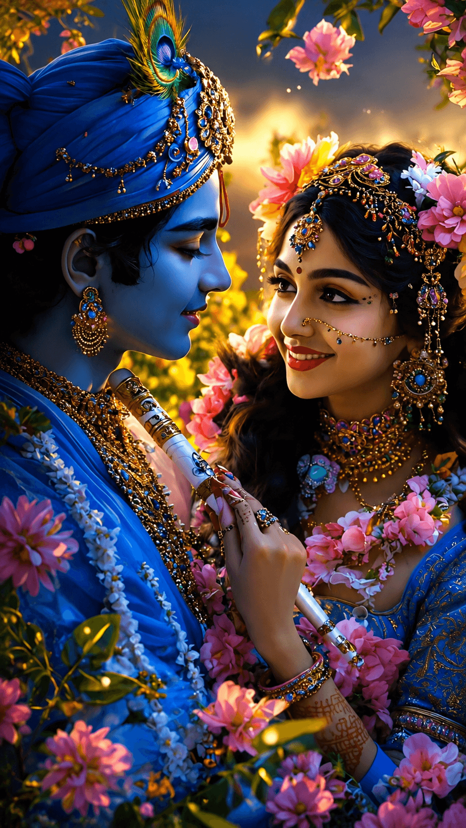 Radha Kishna Ji Wallpaper