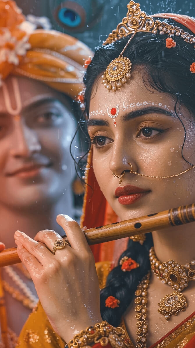 ROMANTIC Radha Kishna Ji Wallpaper