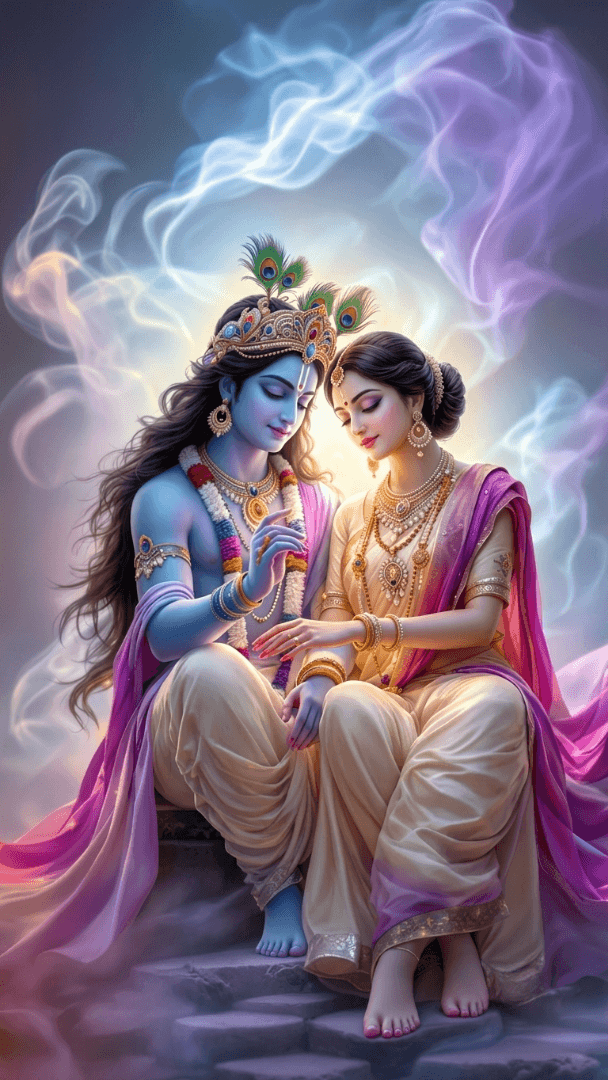 LOVE Radha Kishna Ji Wallpaper