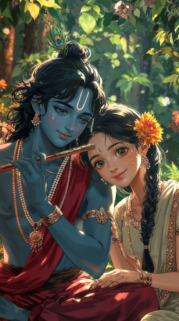 ROMANTIC Radha Kishna Ji Wallpaper