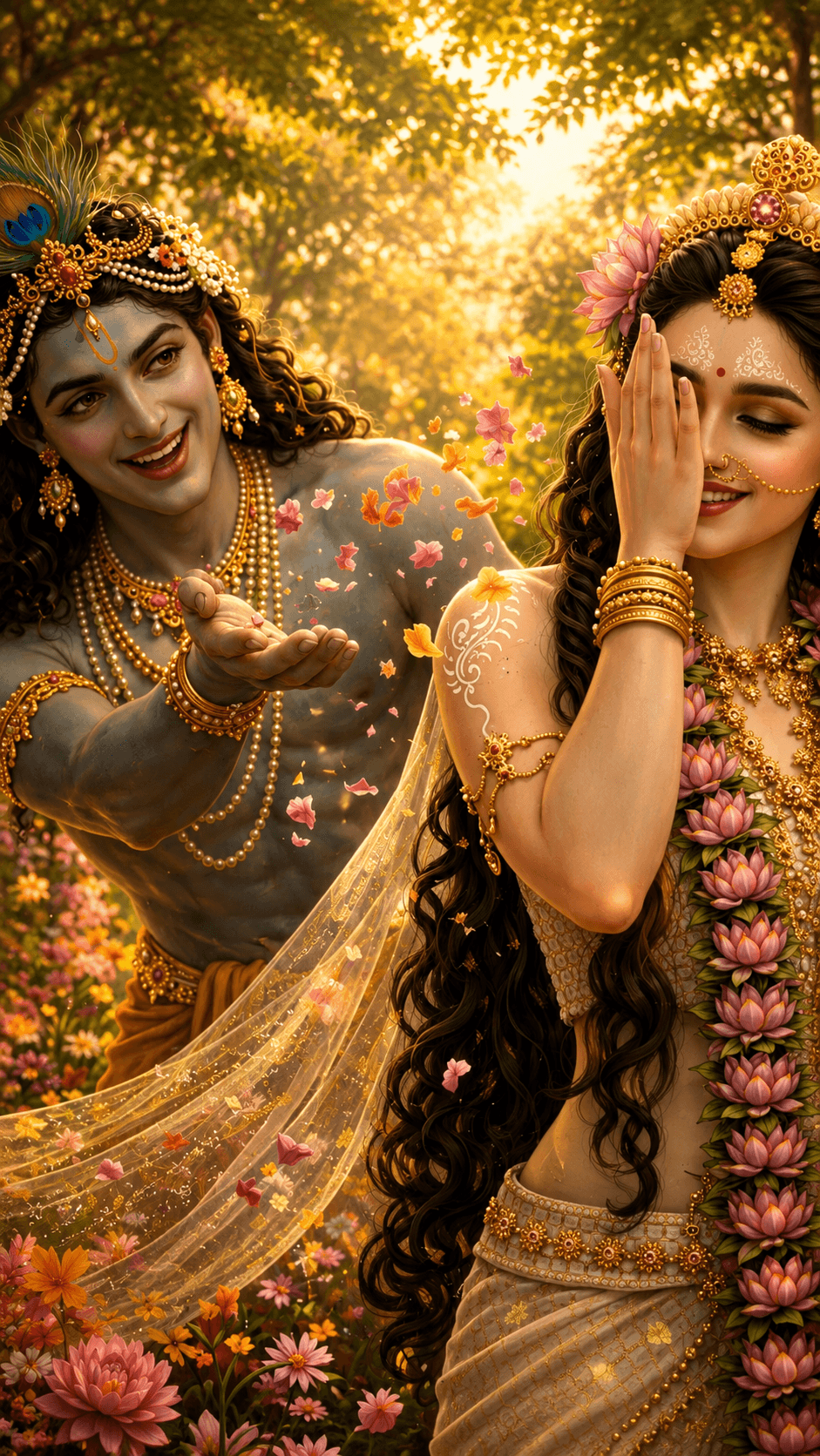 Radha Kishna Ji Wallpaper