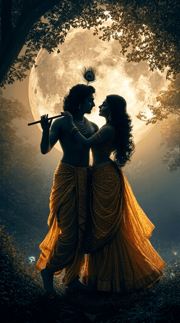 romantic Radha Kishna Ji Wallpaper