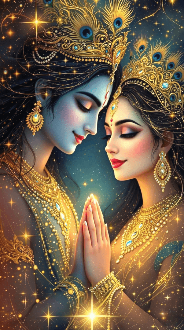 Radha Kishna Ji Wallpaper 8k