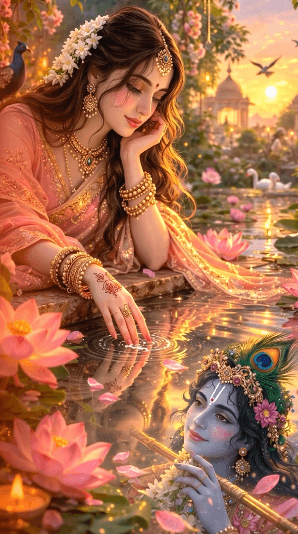 Emotional Radha Kishna Ji Wallpaper