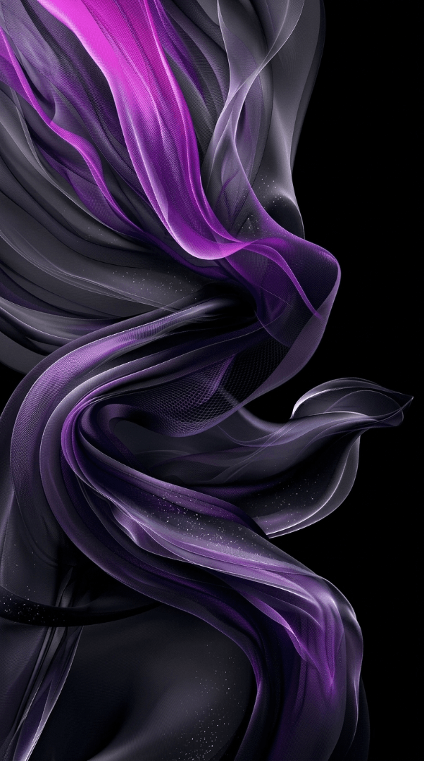 DARK BLACK & PURPLE WALLPAPER 