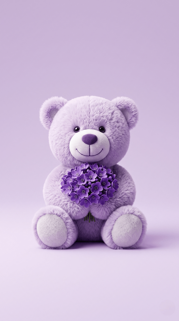 PURPLE COLOR TOY WALLPAPER 8K