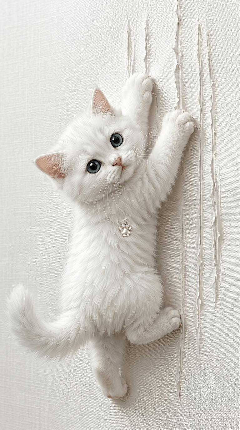 light color cat wallpaper