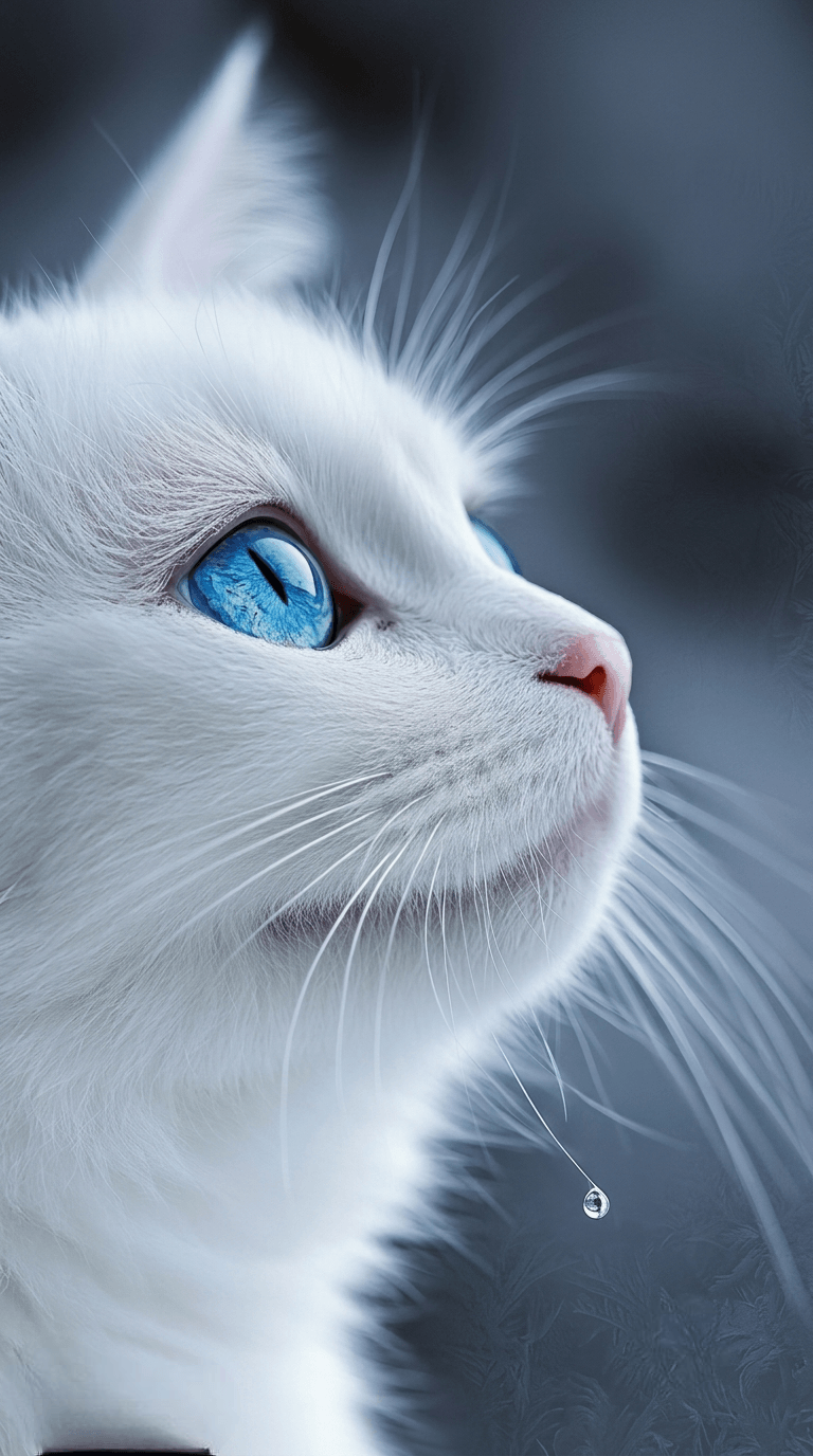 smily love cat wallpaper