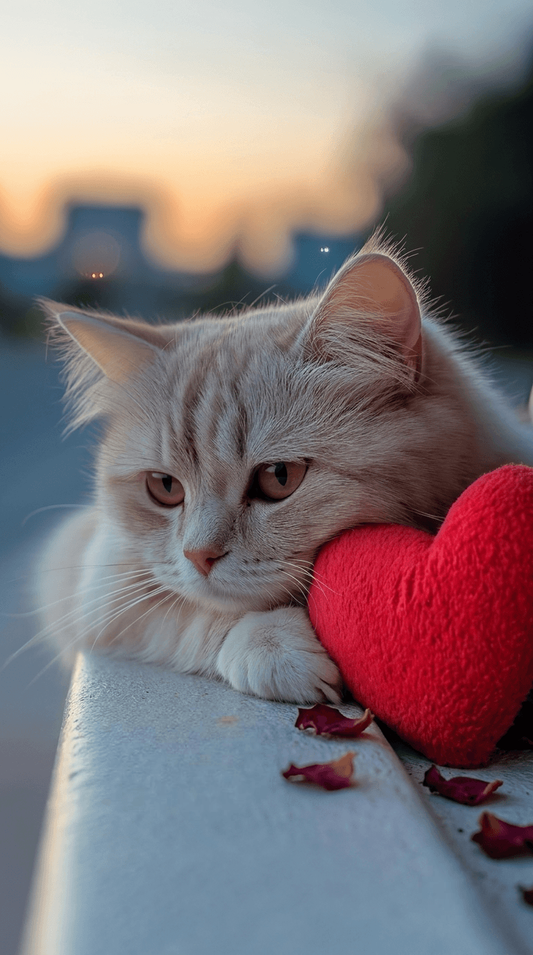 heart cat