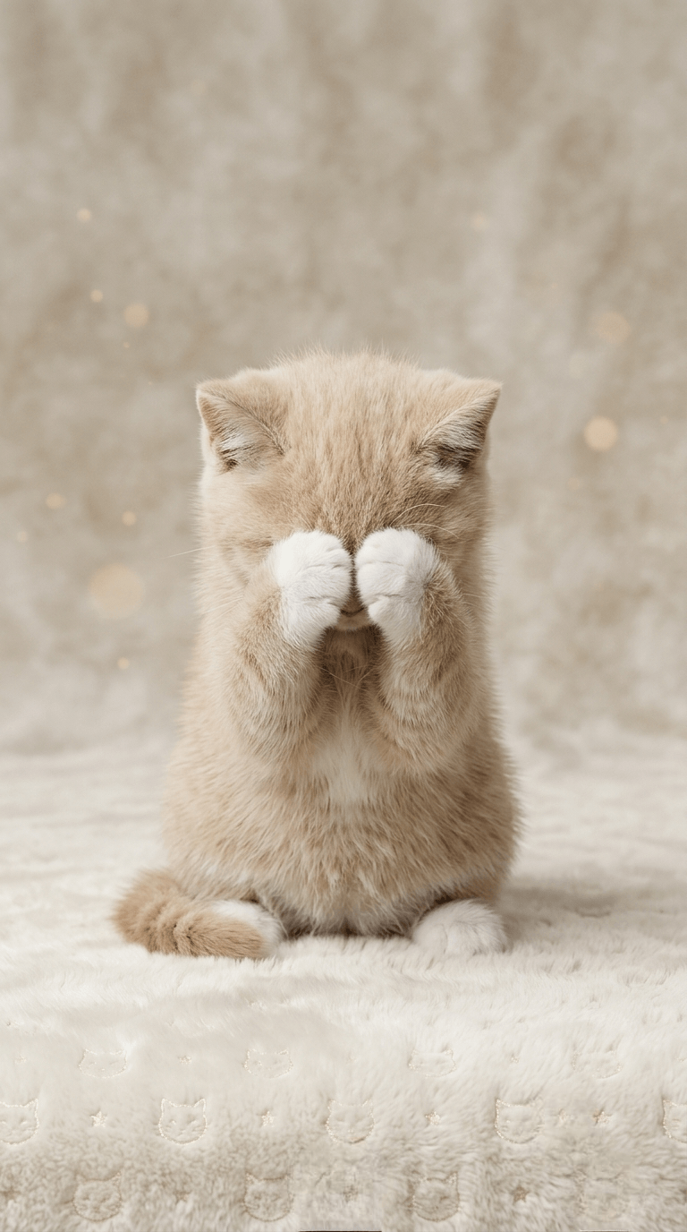 sad cat wallpaper