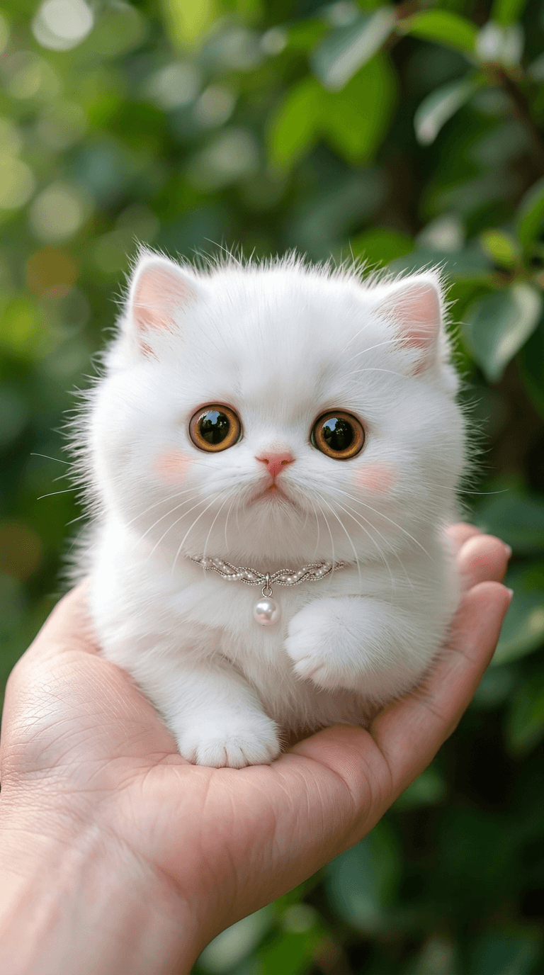 cute doll cat wallpaper