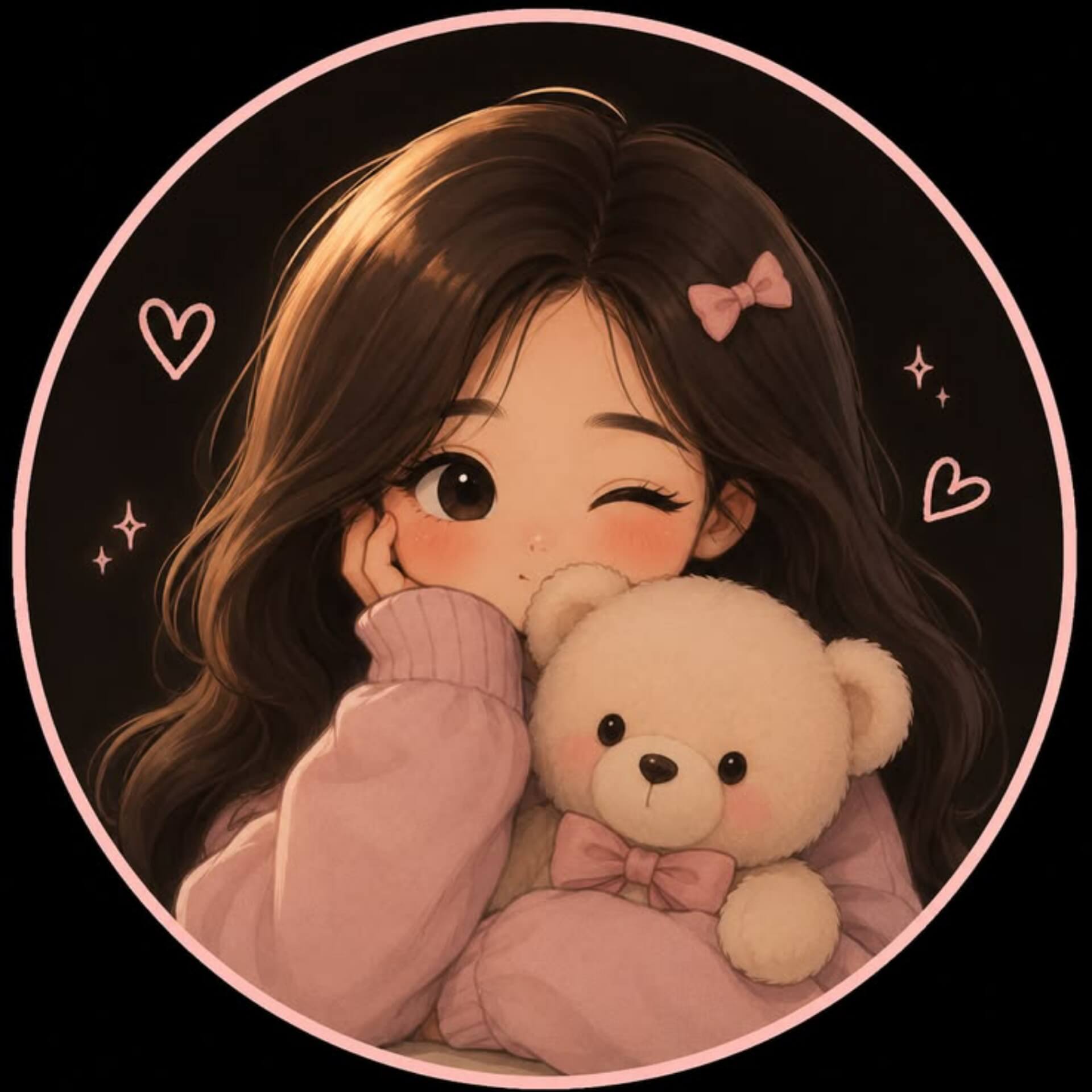 cute girl dp