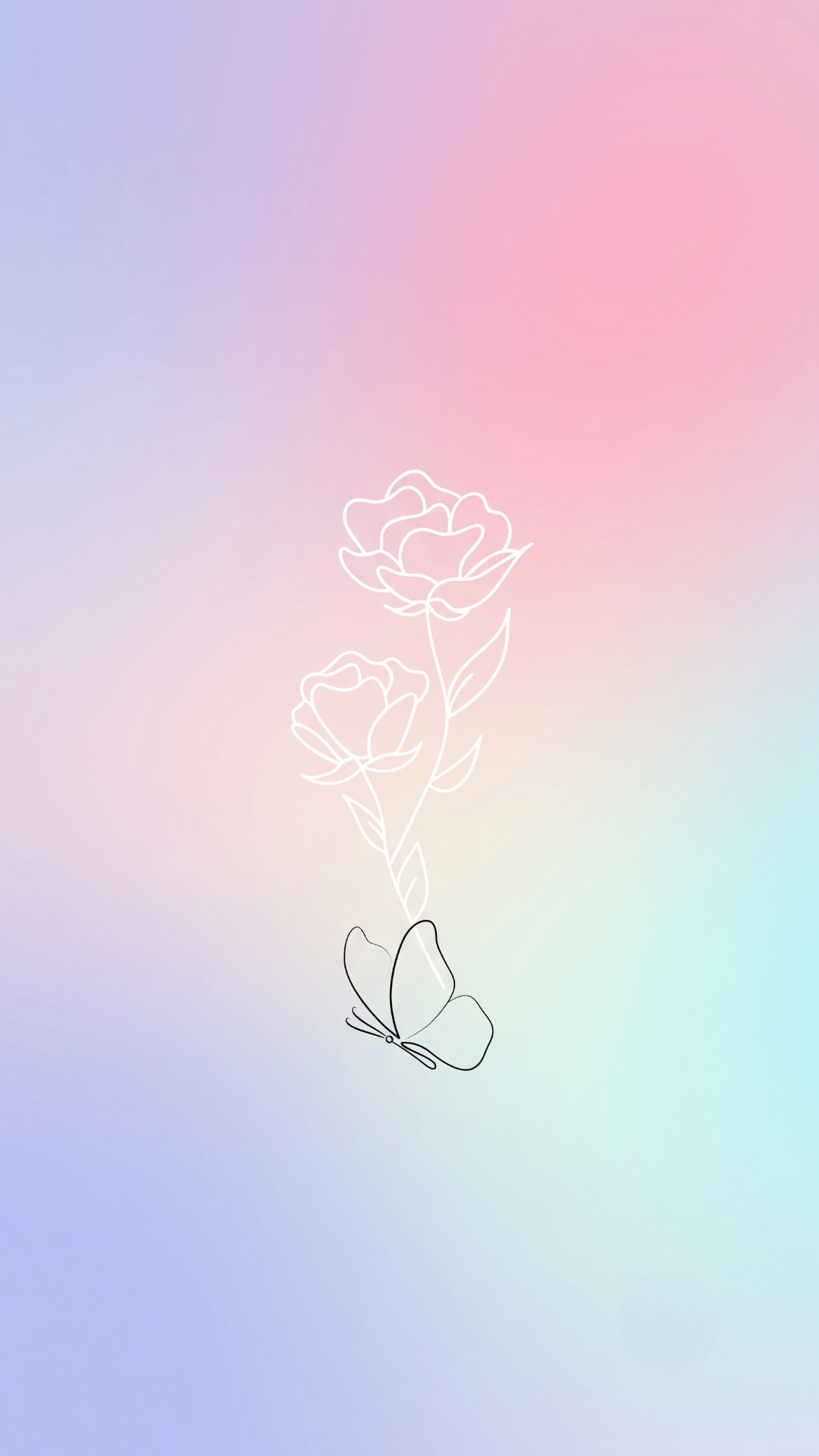 phone Lock screen Minimalist Wallpaper
