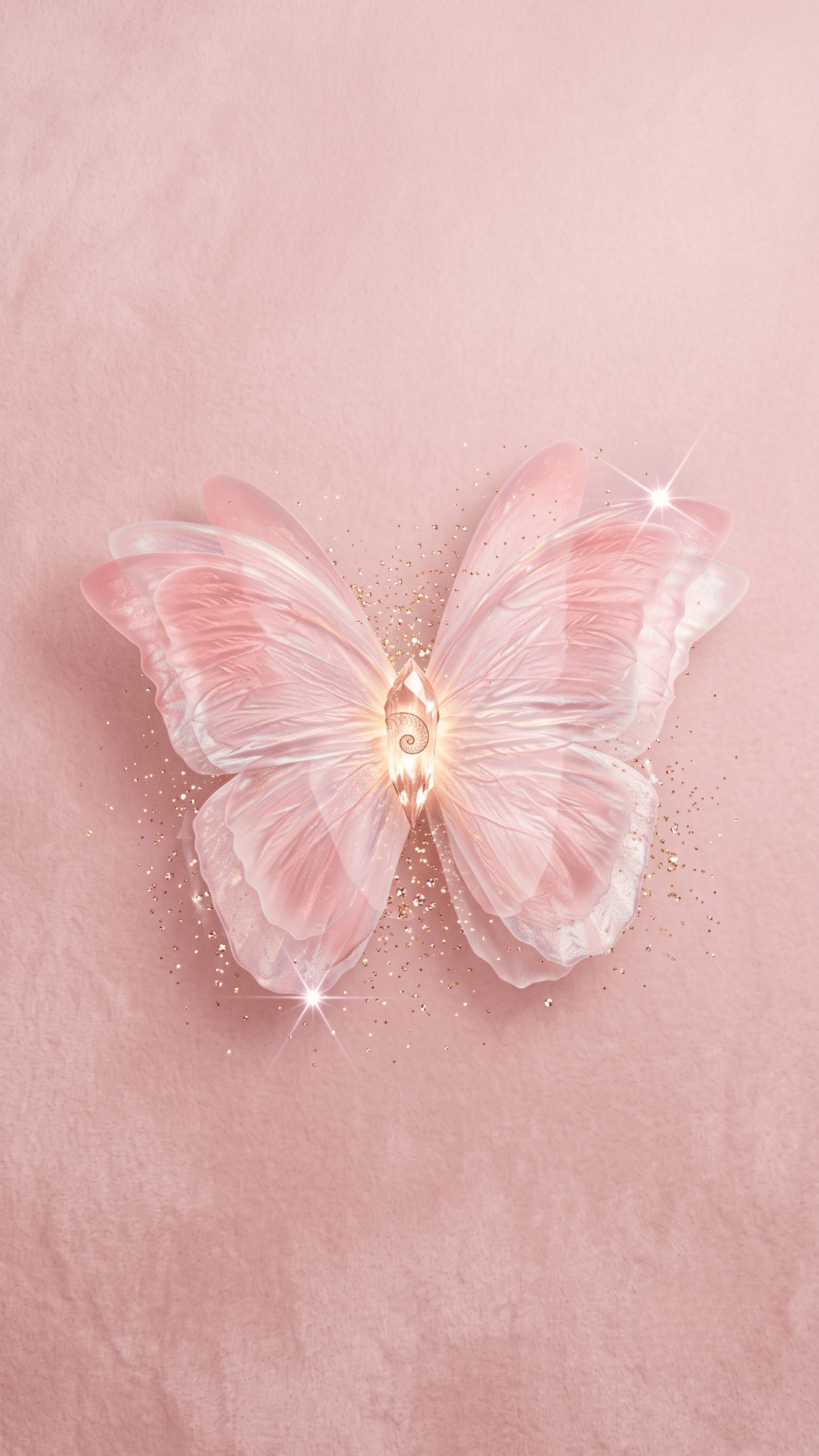 pink butterfly 8k wallpaper