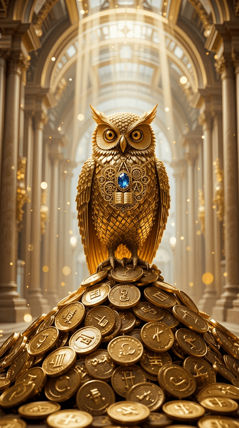 OWL DARK GOLD