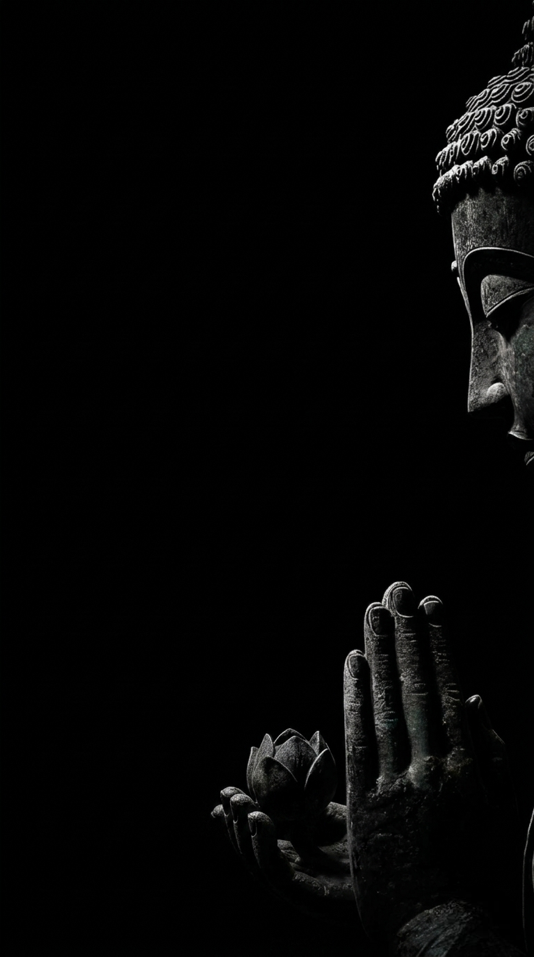 Dark Namo Buddhaya Wallpaper 2k
