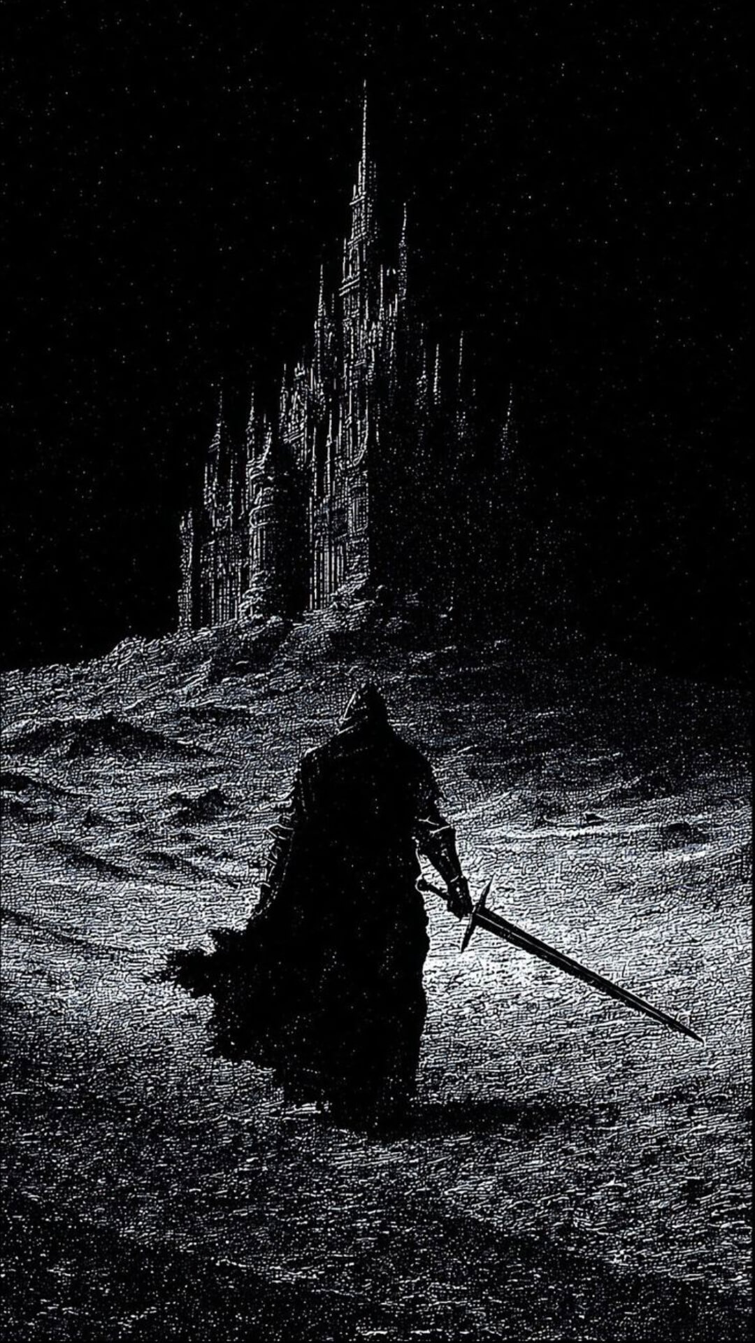 8K Dark Amoled Wallpaper