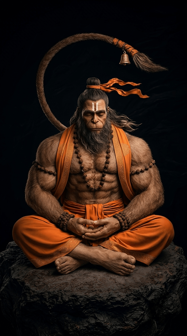 dark hanuman ji