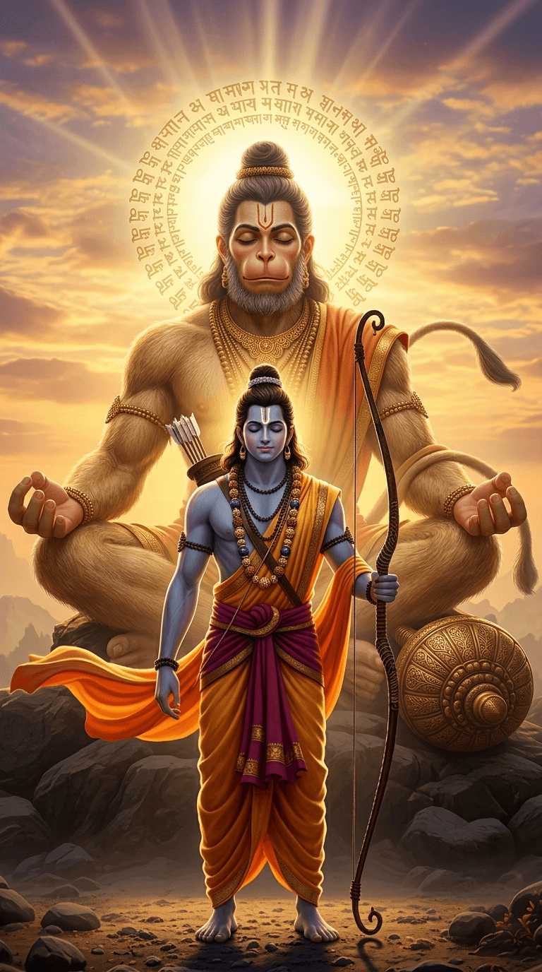 Lord Ram & Lord Hanuman Ji