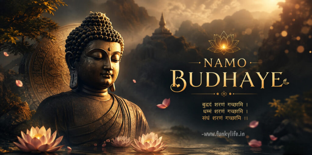 Namo Buddhaya Wallpaper For Phone