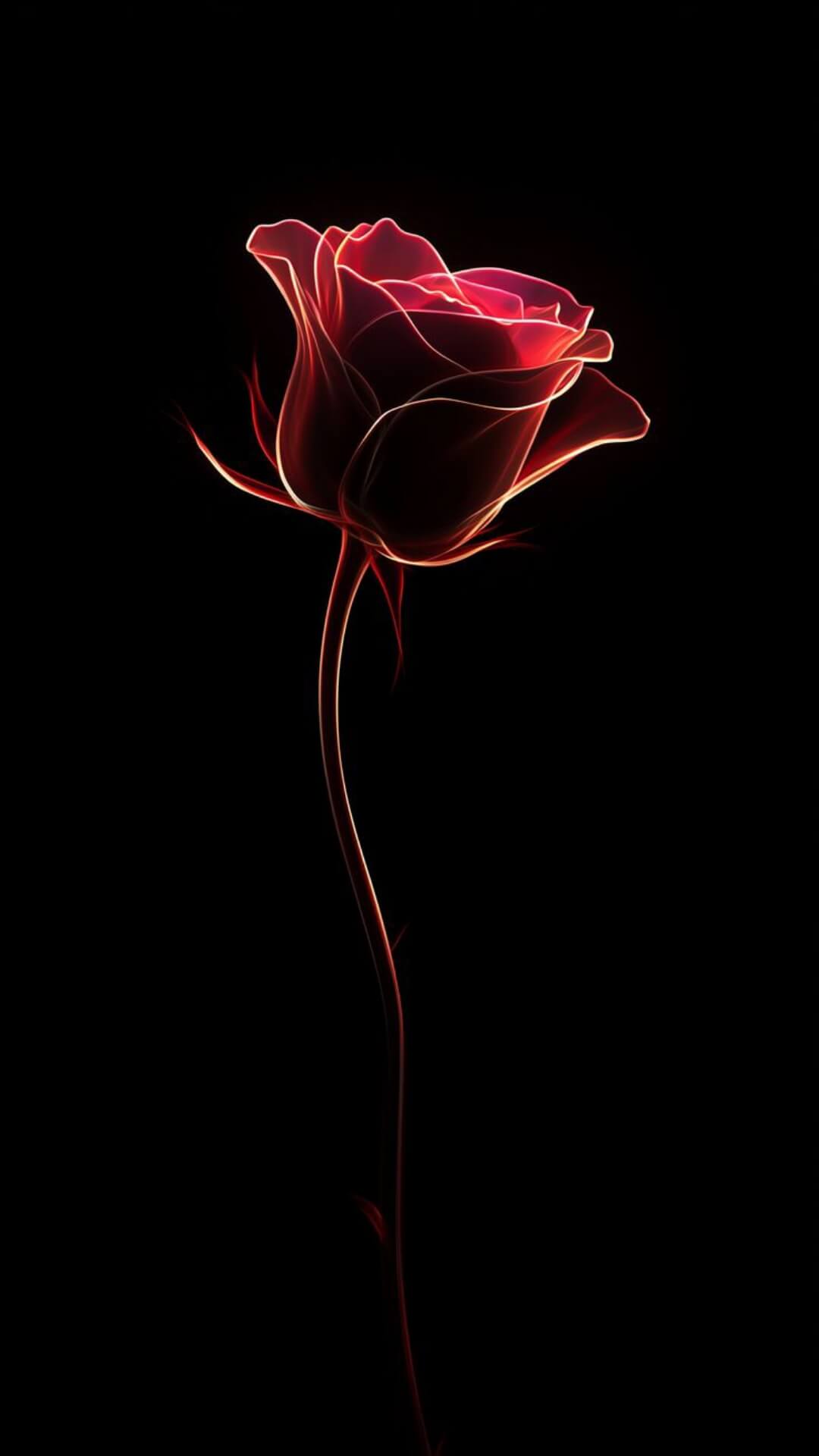 8K Red Black Wallpaper