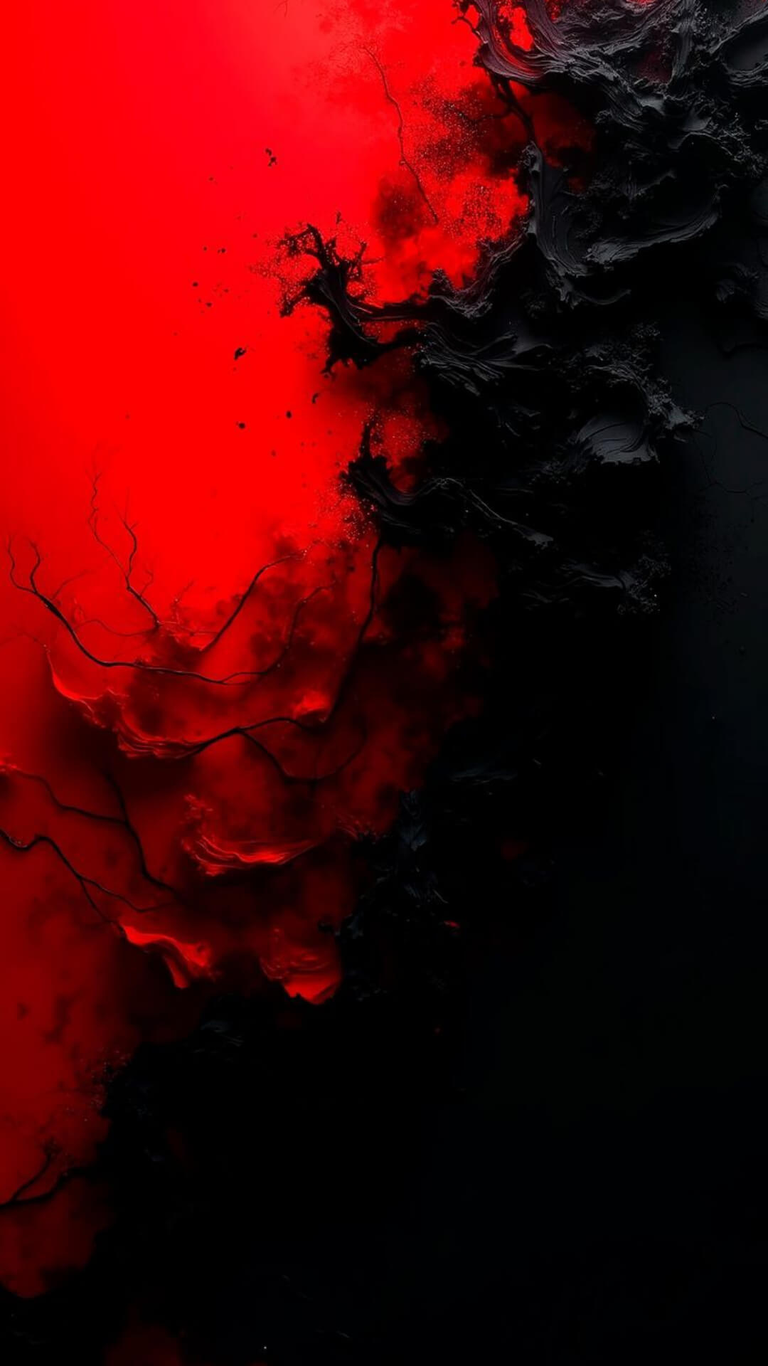 8K Red Black Wallpaper