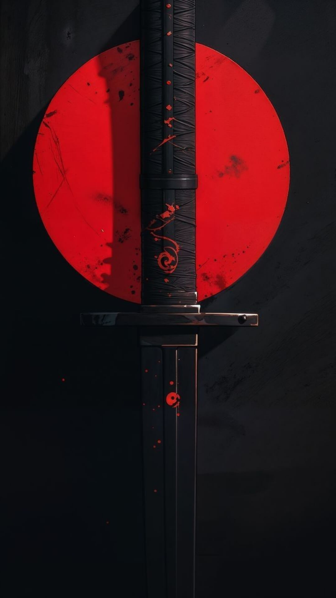 8K Red Black Wallpaper