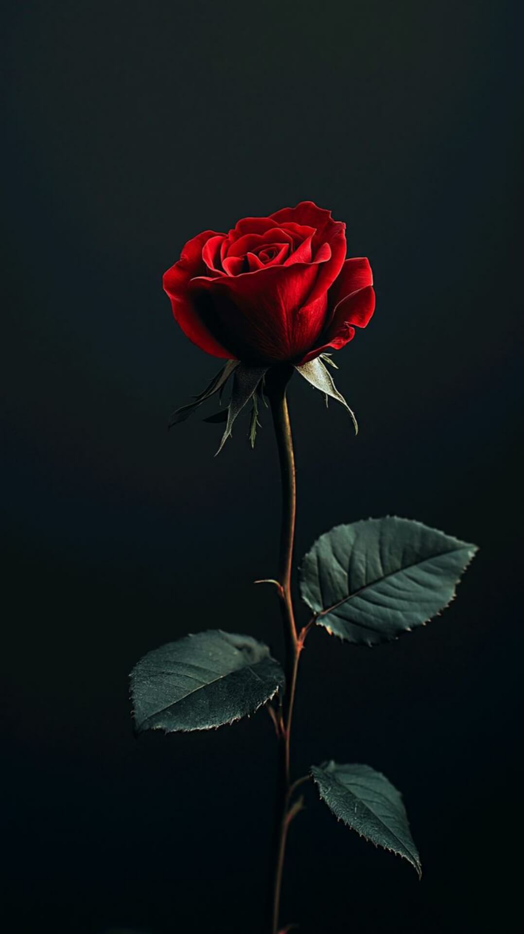 8K Red Black Wallpaper