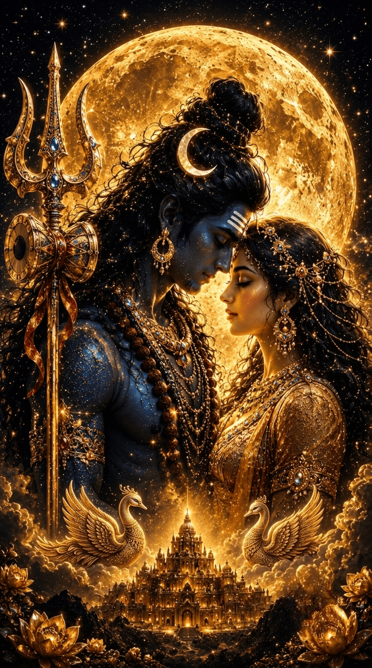 नमः पार्वती पतये हर-हर महादेव वॉलपेपर