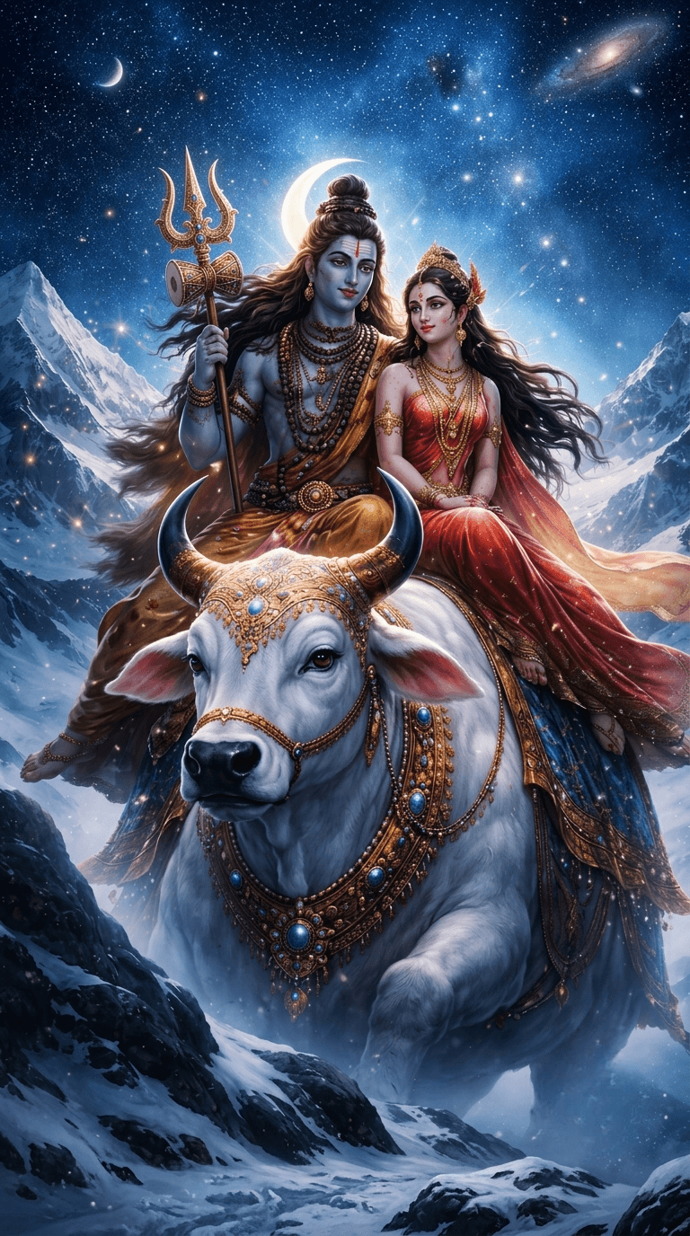 नमः पार्वती पतये हर-हर महादेव वॉलपेपर